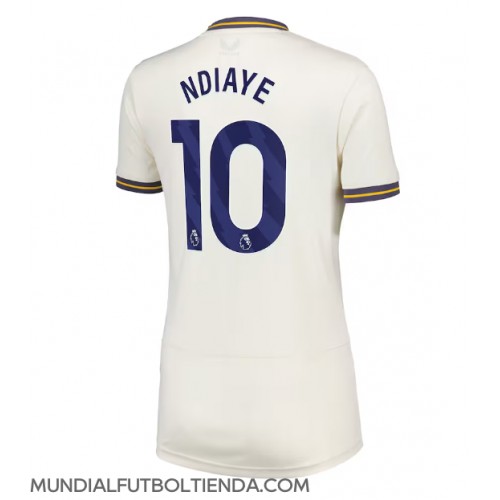 Camiseta Everton Iliman Ndiaye #10 Tercera Equipación Replica 2024-25 para mujer mangas cortas